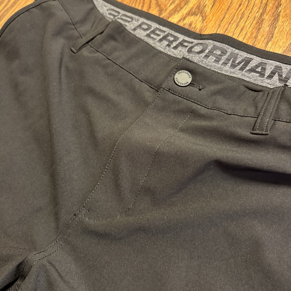 32 Degrees Performance Golf Chino Pants Mens Size 36x32 Black Straight polyester